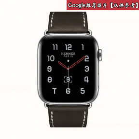 爱马仕/Hermes 灰色 Apple Watch Hermès Series 5腕表，搭配44毫米单圈表带及折叠扣 H0250001_00_|_H074198CJ46